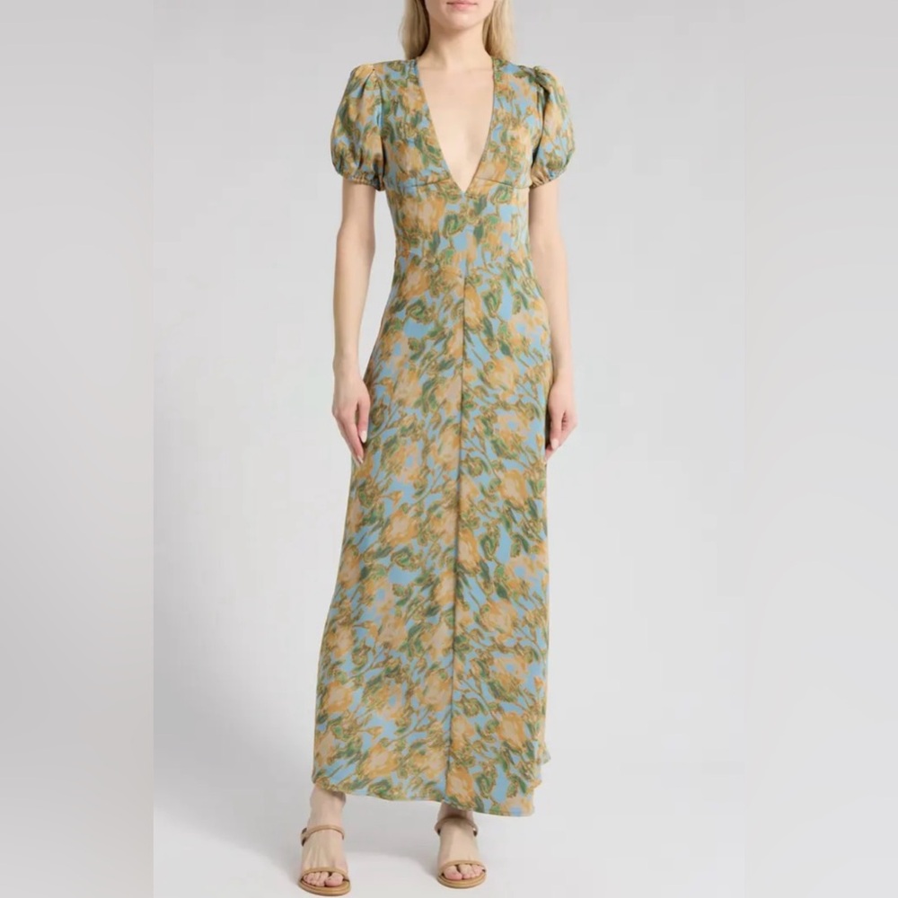 WeWoreWhat Puff Sleeve Maxi Dress